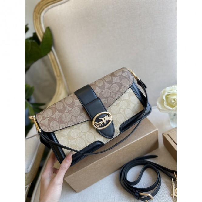 Coachコーチ・最新なクラシック ショルダーバッグ 手提げ袋 肩掛け
