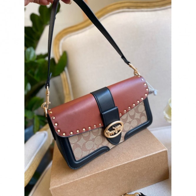 Coachコーチ・最新なクラシック ショルダーバッグ 手提げ袋 肩掛け