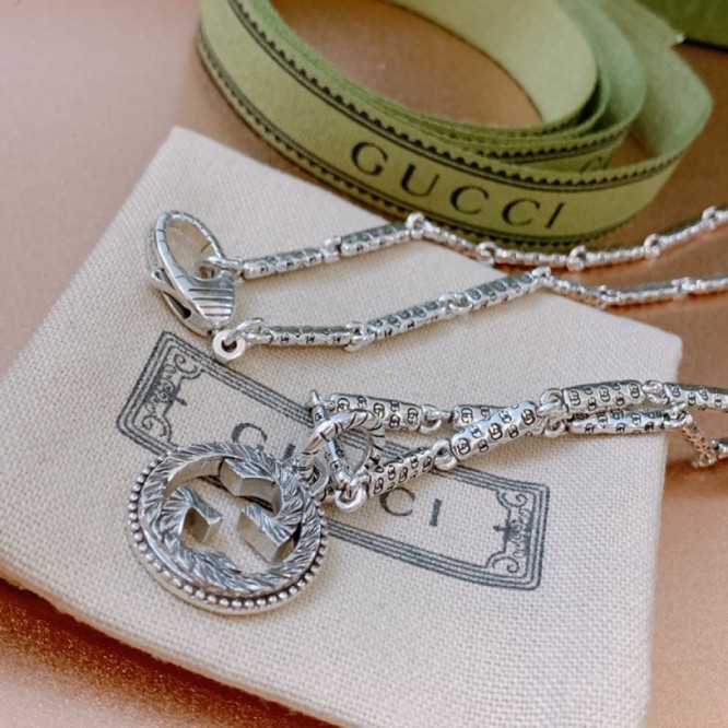 GUCCI ネックレス シルバー ユニセックス