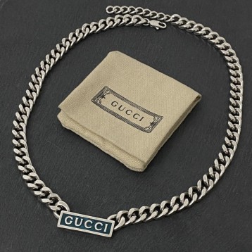 GUCCI ネックレス シルバー ユニセックス