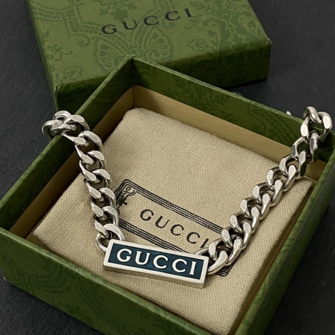 GUCCI ネックレス シルバー ユニセックス