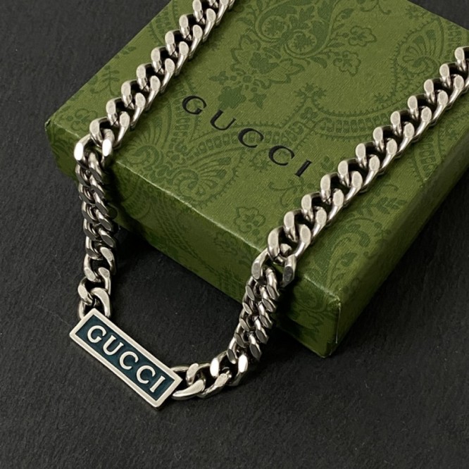 GUCCI ネックレス シルバー ユニセックス