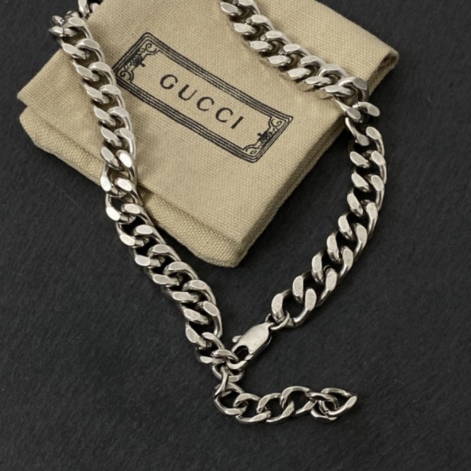 GUCCI ネックレス シルバー ユニセックス