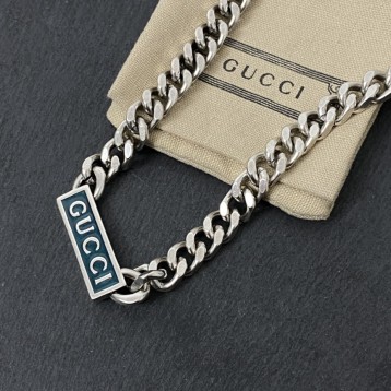 GUCCI ネックレス シルバー ユニセックス