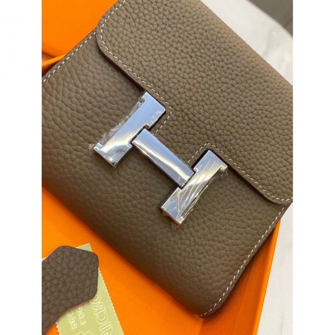 Hermes・レザー コンチネンタルウォレット 財布 折財布8801