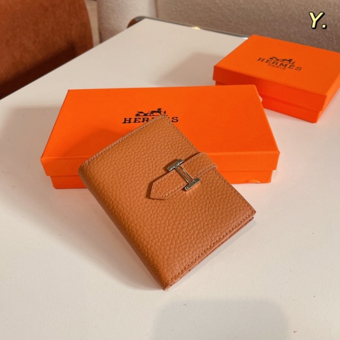 Hermes・レザー コンチネンタルウォレット 財布 折財布