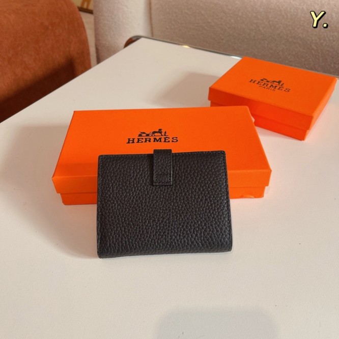 Hermes・レザー コンチネンタルウォレット 財布 折財布