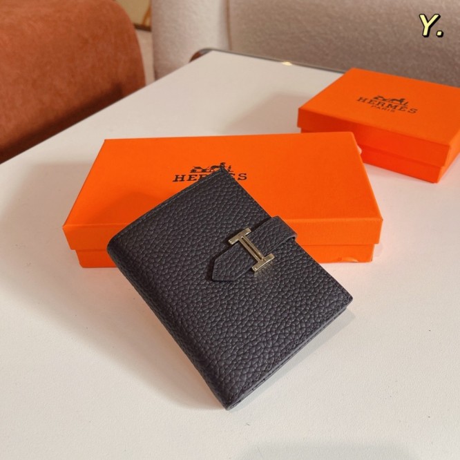 Hermes・レザー コンチネンタルウォレット 財布 折財布
