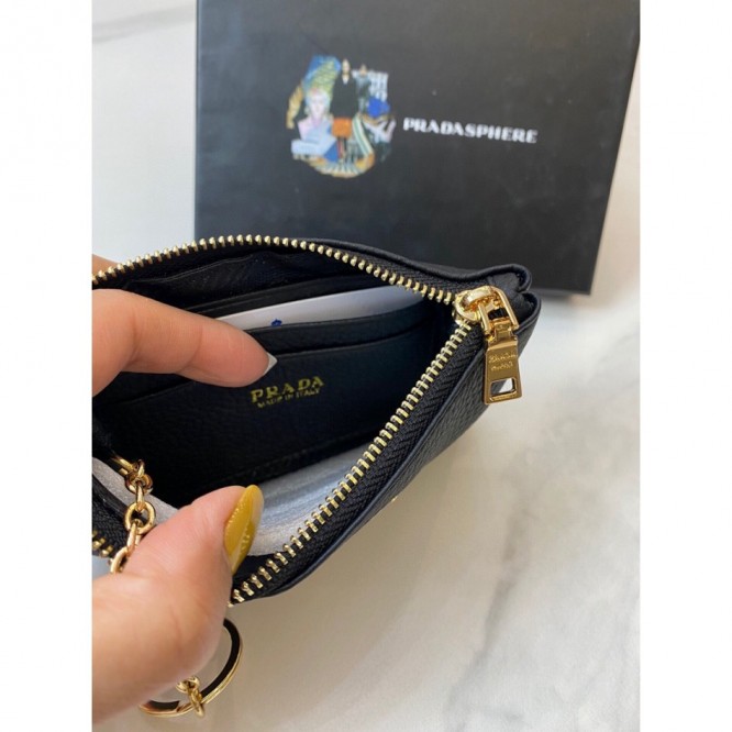PRADA・ウォレット 財布 小銭入り wallet 大容量 多機能     