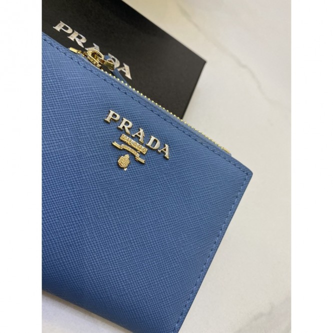 PRADA・レザー コンチネンタルウォレット 財布 ファスナー 長財布