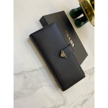 PRADA・レザー コンチネンタルウォレット 財布 ファスナー 長財布 PRADA・レザー コンチネンタルウォレット 財布 ファスナー 長財布