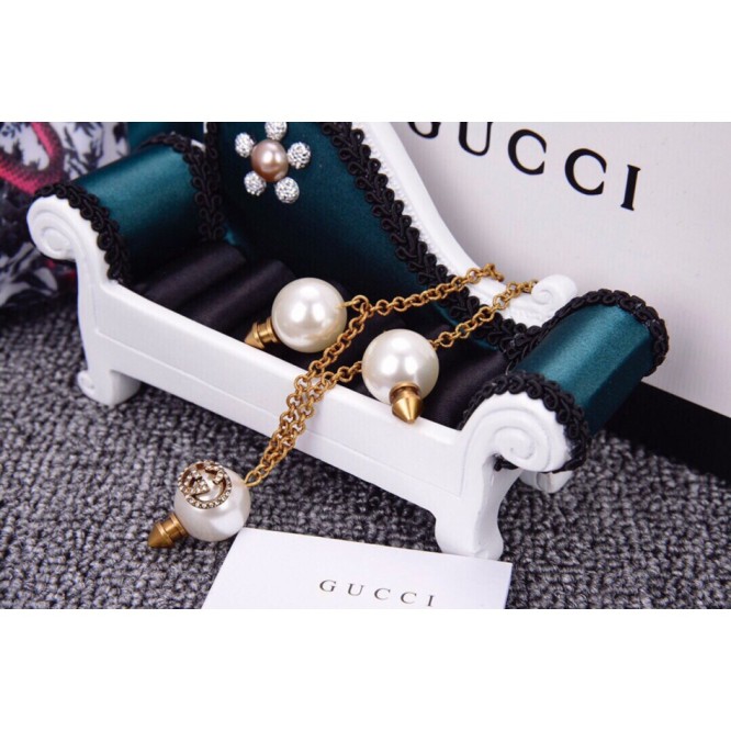 【GUCCIグッチ】インターロッキング G シルバー ブレスレッド