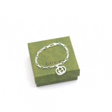 GUCCI ブレスレット シルバー インターロッキングGチャーム  GUCCI ブレスレット シルバー インターロッキングGチャーム