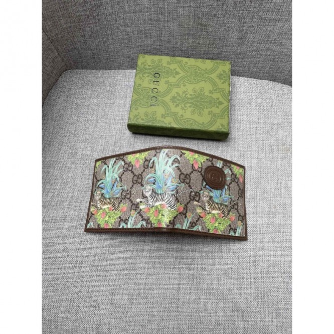GUCCI TIGER プリント GG コインウォレット673000
