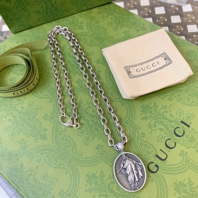 GUCCI ネックレス シルバー ユニセックス