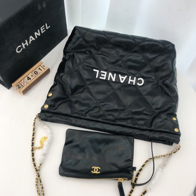大容量【CHANEL】シャネルラージハンドバッグAS3262