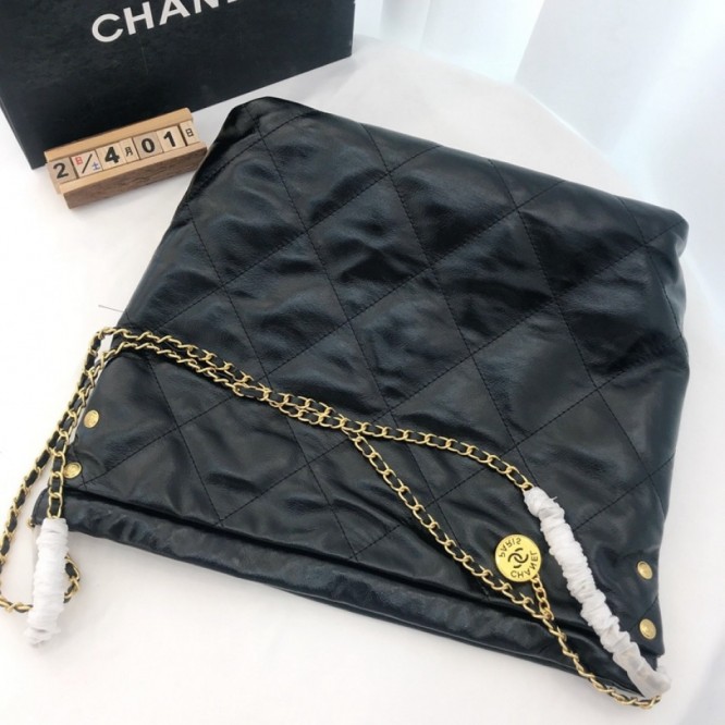 大容量【CHANEL】シャネルラージハンドバッグAS3262