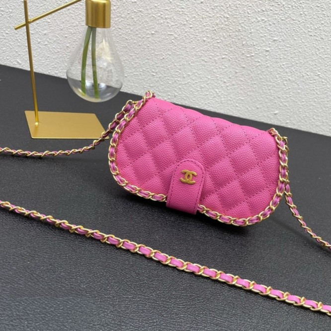 【CHANEL】 フラップバッグ ラムスキン ク