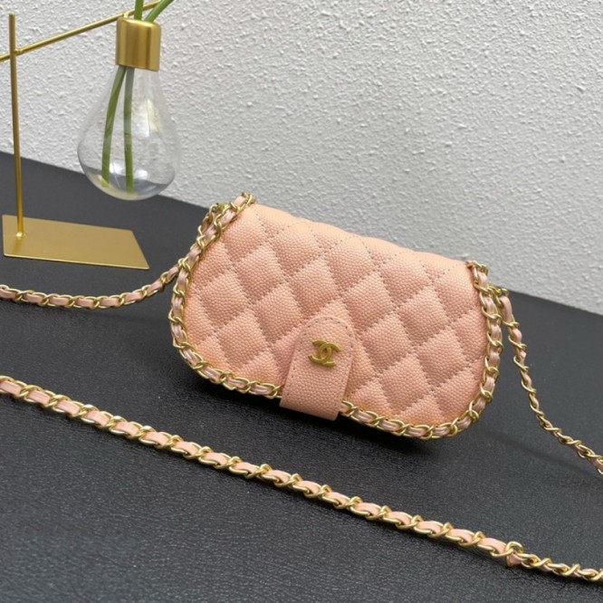 【CHANEL】 フラップバッグ ラムスキン ク