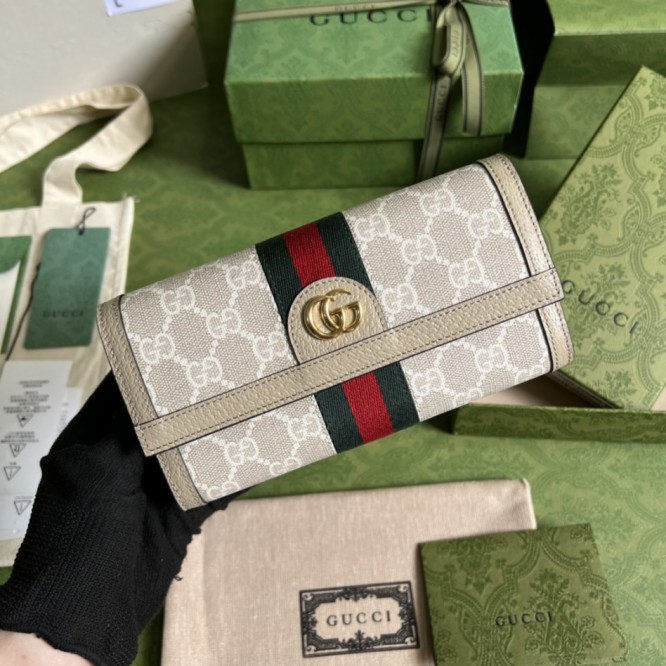 GUCCI オフィディア GG コンチネンタルウォレット