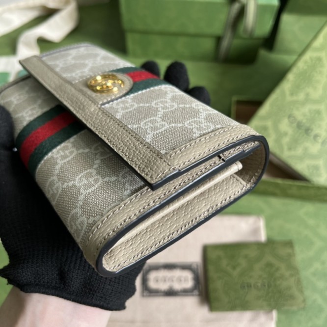 GUCCI オフィディア GG コンチネンタルウォレット