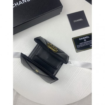 CHANEL 三つ折 CHANEL19 ナノウォレット 最小サイズ