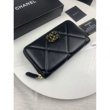 ChaneL・レザー コンチネンタルウォレット 財布 折財布 ChaneL・レザー コンチネンタルウォレット 財布 折財布