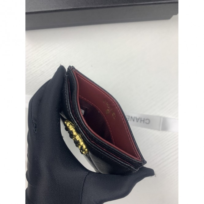 ChaneL・レザー コンチネンタルウォレット 財布 折財布