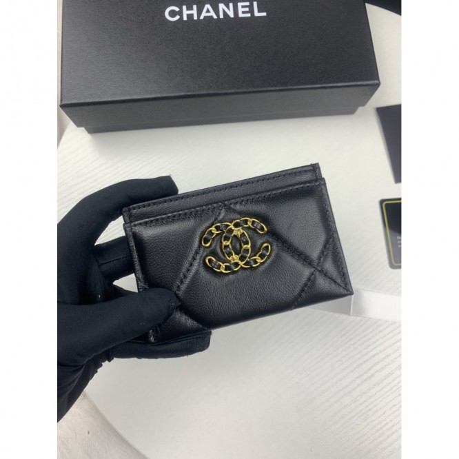 ChaneL・レザー コンチネンタルウォレット 財布 折財布