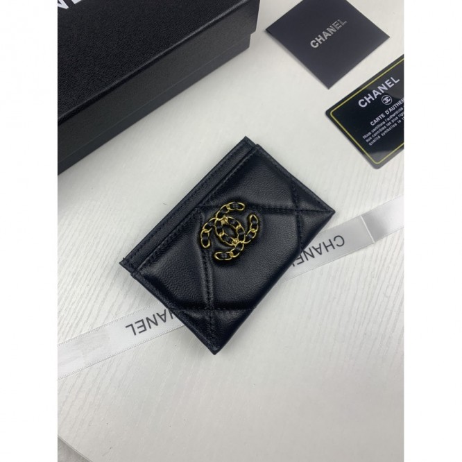 ChaneL・レザー コンチネンタルウォレット 財布 折財布