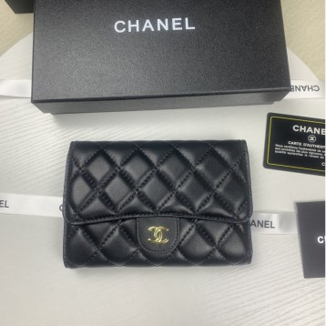 CHANELシャネル ミニ 三折り財布