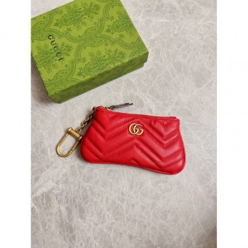 〔GGマーモント〕 キルティングレザー キーケース 〔GGマーモント〕 キルティングレザー キーケース