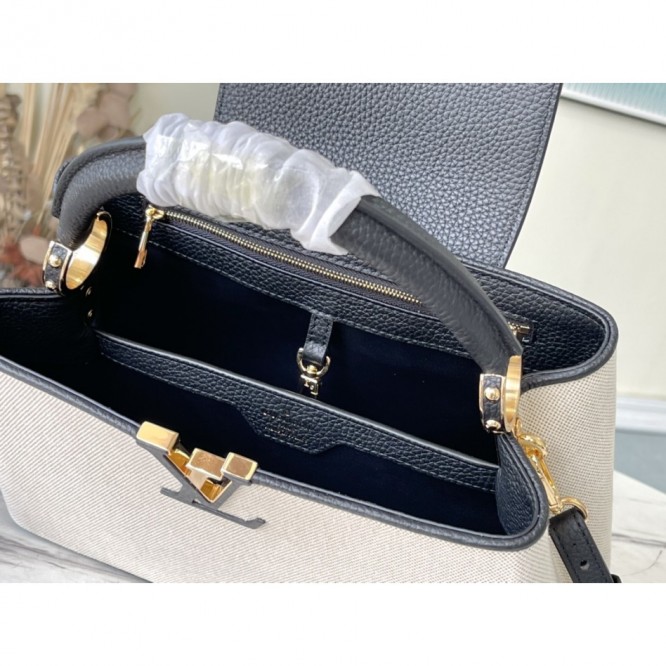 【LOUIS VUITTON】２Way 〈カプシーヌMM〉キャラメル & ノワール