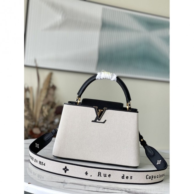 【LOUIS VUITTON】２Way 〈カプシーヌMM〉キャラメル & ノワール