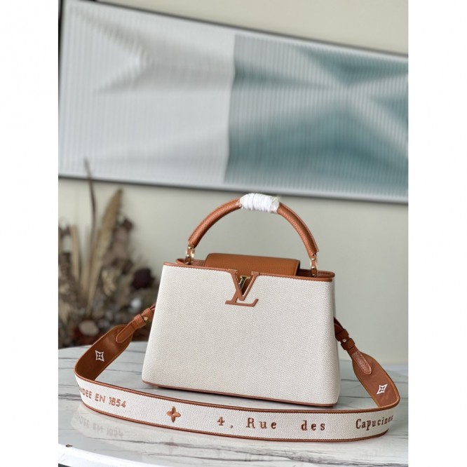 【LOUIS VUITTON】２Way 〈カプシーヌMM〉キャラメル & ノワール