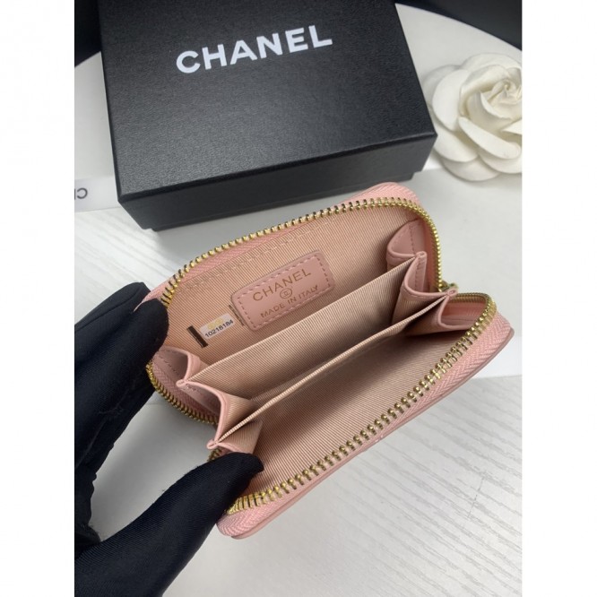 ChaneL・レザー コンチネンタルウォレット 財布 折財布
