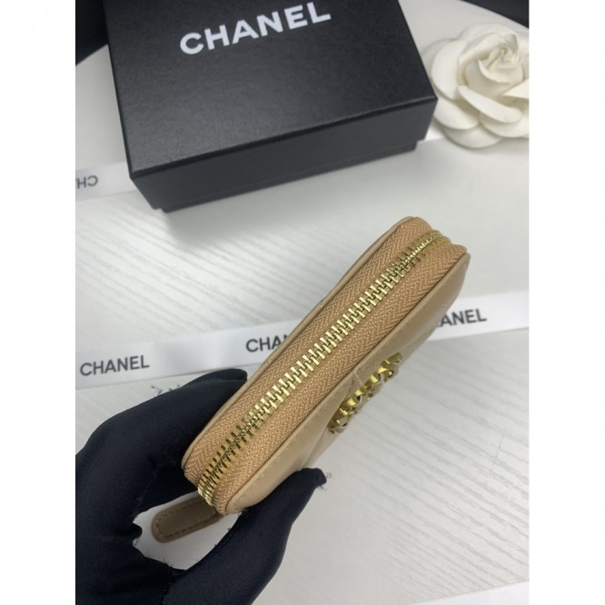 ChaneL・レザー コンチネンタルウォレット 財布 折財布
