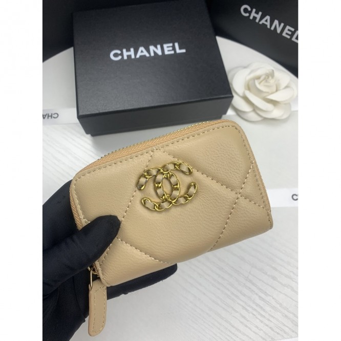 ChaneL・レザー コンチネンタルウォレット 財布 折財布