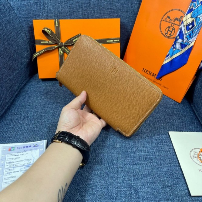 Hermes・レザー コンチネンタルウォレット 財布 折財布