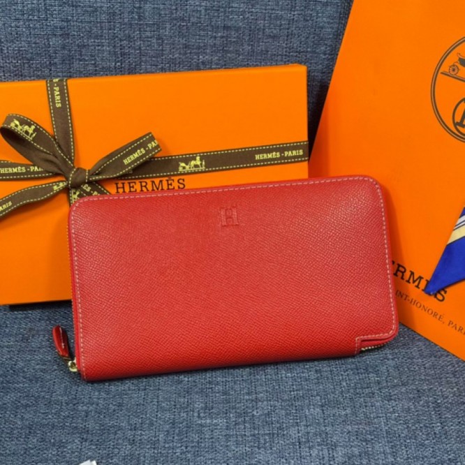 Hermes・レザー コンチネンタルウォレット 財布 折財布