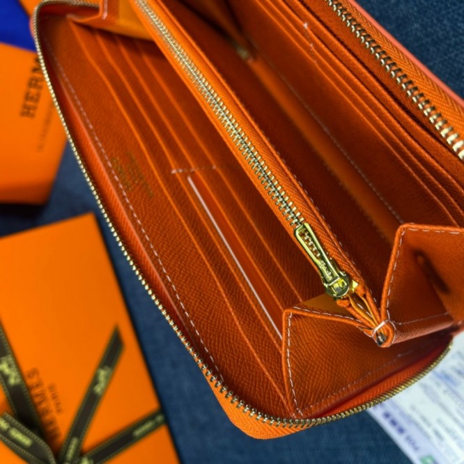 Hermes・レザー コンチネンタルウォレット 財布 折財布