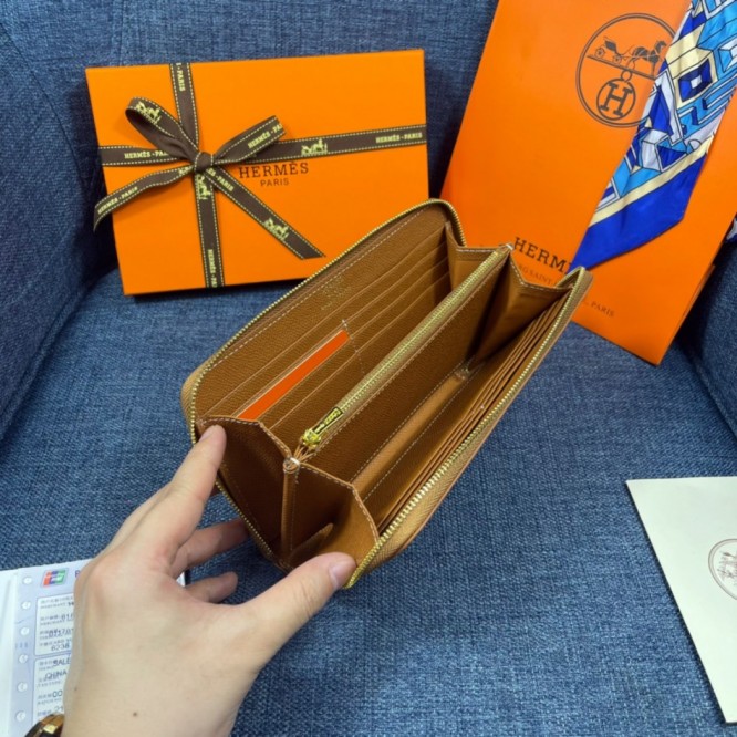 Hermes・レザー コンチネンタルウォレット 財布 折財布