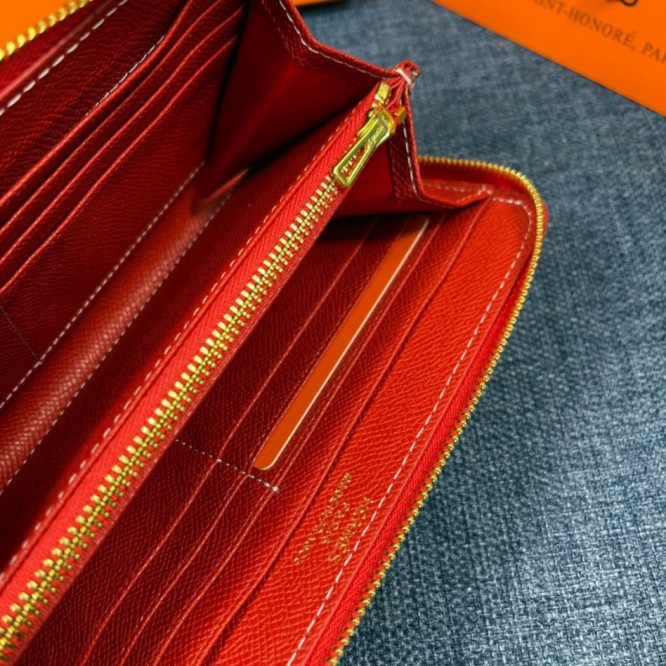 Hermes・レザー コンチネンタルウォレット 財布 折財布