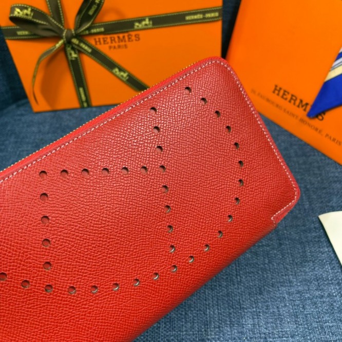 Hermes・レザー コンチネンタルウォレット 財布 折財布