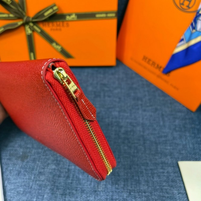 Hermes・レザー コンチネンタルウォレット 財布 折財布
