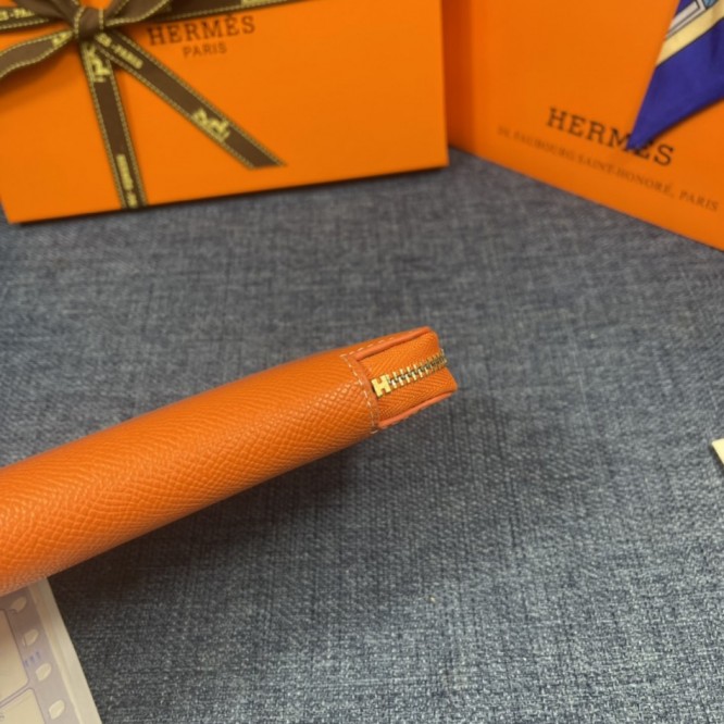 Hermes・レザー コンチネンタルウォレット 財布 折財布