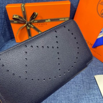 Hermes・レザー コンチネンタルウォレット 財布 折財布 Hermes・レザー コンチネンタルウォレット 財布 折財布