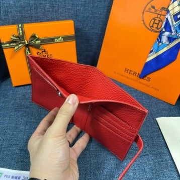 Hermes・レザー コンチネンタルウォレット 財布 折財布