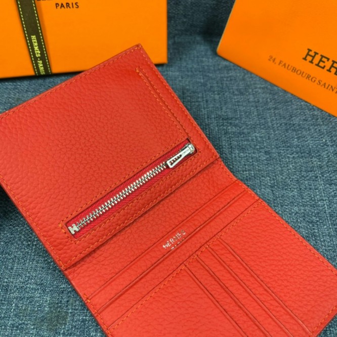 Hermes・レザー コンチネンタルウォレット 財布 折財布