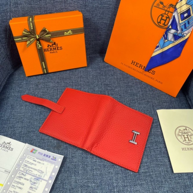 Hermes・レザー コンチネンタルウォレット 財布 折財布